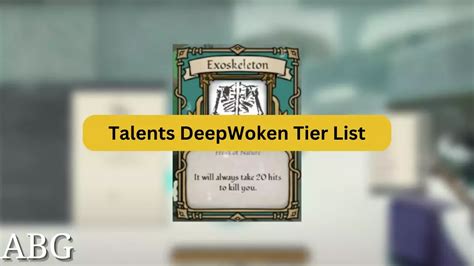 talents deepwoken|More.